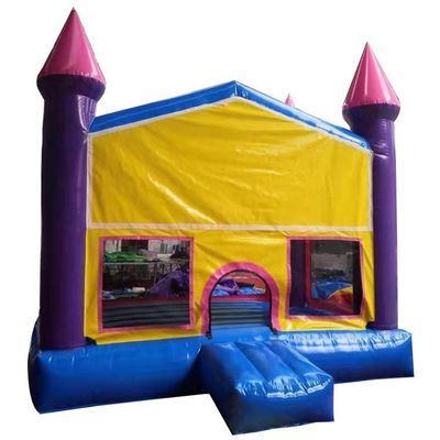 PORTABLE Eigenschaften Aufblasbares Schloss PVC Sprunghaus Sprungrutsche für Kinder Spaß