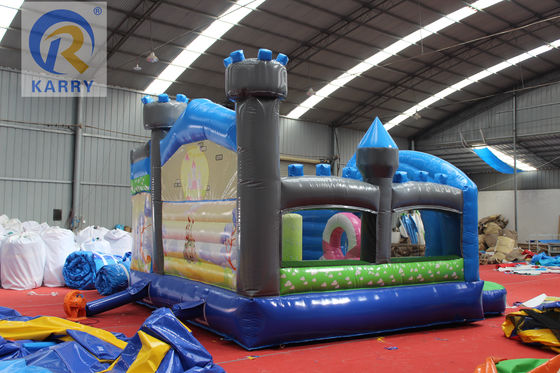 PVC-Kinder aufblasbares Einhorn-Bouncer Handels-Einhorn-Schloss mit eingeschlossenem Bläser