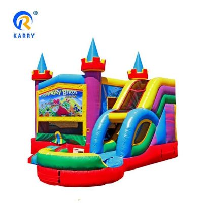 Schloss Sprung Spiele PVC aufblasbare Blast Zone Rock Crawler Sprunghaus mit Rutsche
