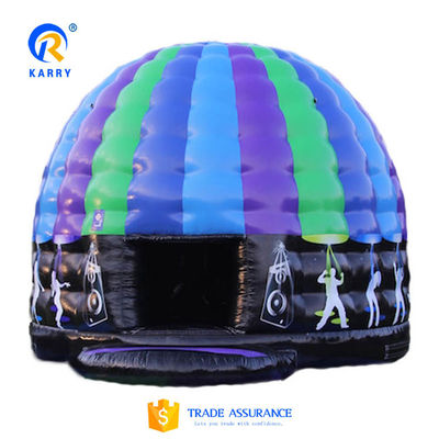 Professioneller OEM-Service Aufblasbare Kuppel-Disco für Tanzpartys PORTABLE Bouncy Castle
