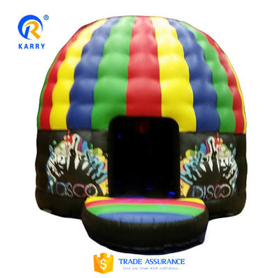 Professioneller OEM-Service Aufblasbare Kuppel-Disco für Tanzpartys PORTABLE Bouncy Castle
