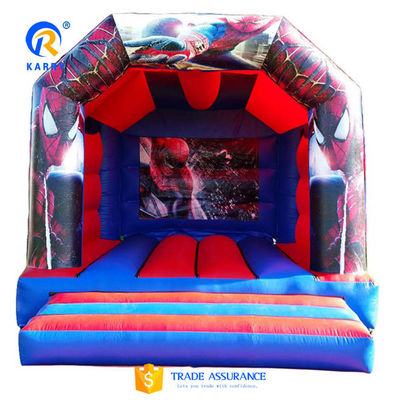 Spiderman aufblasbarer Aussteiger für Kinder kundenspezifische Farbe aufblasbares Kinder Trampolin