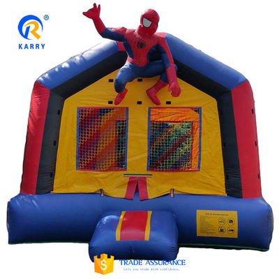 Spiderman aufblasbarer Aussteiger für Kinder kundenspezifische Farbe aufblasbares Kinder Trampolin