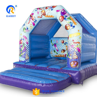 14 Jahre hoch PVC Kinder Spaß Vergnügungspark Süßigkeiten aufblasbare Springburg für Outdoor-Spaß