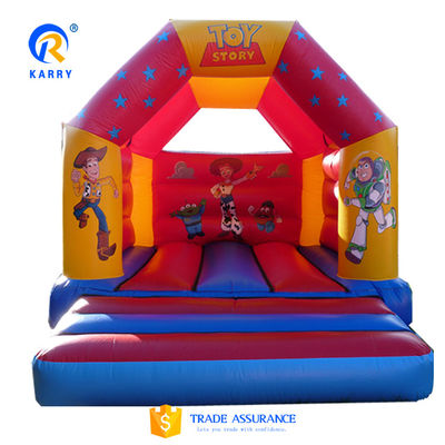 14 Jahre hoch PVC Kinder Spaß Vergnügungspark Süßigkeiten aufblasbare Springburg für Outdoor-Spaß