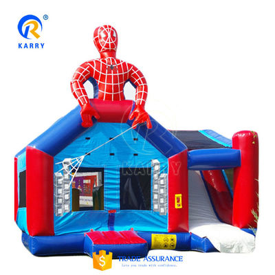 Populärer Markt Spider-Man aufblasbare Schloss Sprung Combo mit kundenspezifischen Service