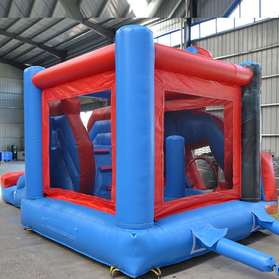 Populärer Markt Spider-Man aufblasbare Schloss Sprung Combo mit kundenspezifischen Service