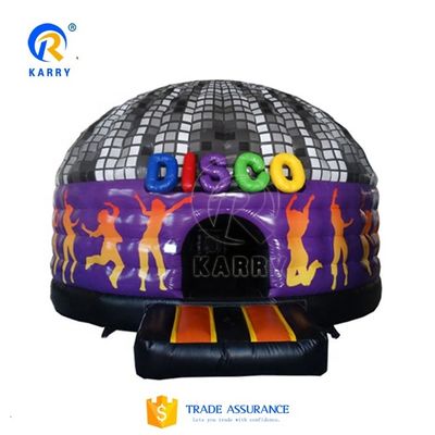 Lustige Disco-Kuppel aufblasbarer Türsteher EN14960 Zertifiziert Fun Bouncy Castle für Kinder