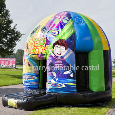 Lustige Disco-Kuppel aufblasbarer Türsteher EN14960 Zertifiziert Fun Bouncy Castle für Kinder