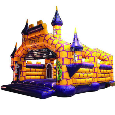 Freigabe Camelot Bouncy Castle benutzerdefinierte aufblasbare Burg Combo für Unterhaltung