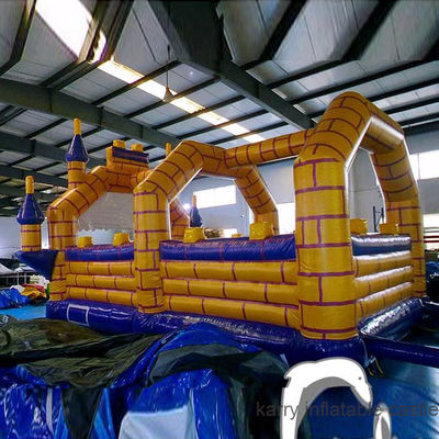 Freigabe Camelot Bouncy Castle benutzerdefinierte aufblasbare Burg Combo für Unterhaltung