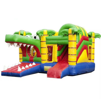 EN14960 Zertifizierter aufblasbarer Schloss Sprungrutschkombi-Hindernis-Springer