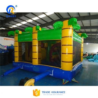 EN14960 Zertifizierter aufblasbarer Schloss Sprungrutschkombi-Hindernis-Springer
