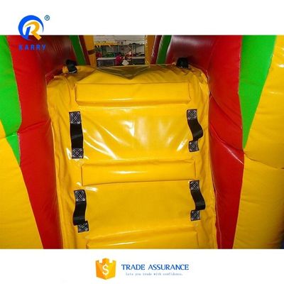 EN14960 Zertifizierter aufblasbarer Schloss Sprungrutschkombi-Hindernis-Springer