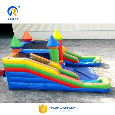 PVC-Wasserrutsche aufblasbares Sprunghaus mit Rutschen- und Reparaturkits