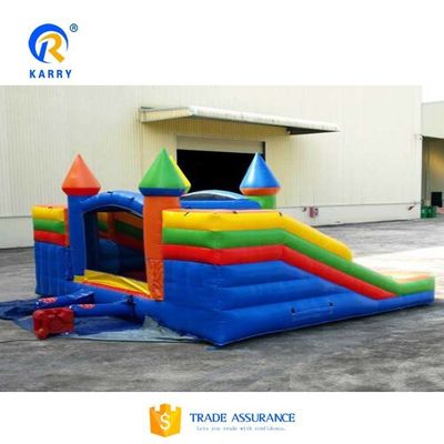 PVC-Wasserrutsche aufblasbares Sprunghaus mit Rutschen- und Reparaturkits