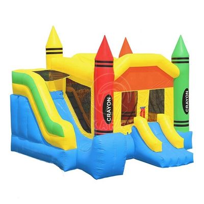 Portable Small Crayon Inflatable Moonwalk Bounce House mit EN71/CE/Lead-Zertifikat