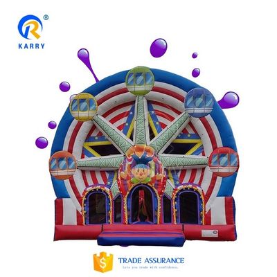 Portable Outdoor-Spielplatz Kinder Spaß Riesenrad aufblasbare Burg Sprunghaus
