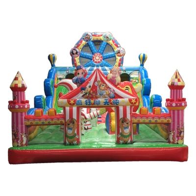 Platon PVC Tarpaulin Material Merkmale Zirkus Aufblasbare Spielstätte Türsteher Schloss