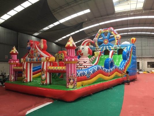 Platon PVC Tarpaulin Material Merkmale Zirkus Aufblasbare Spielstätte Türsteher Schloss