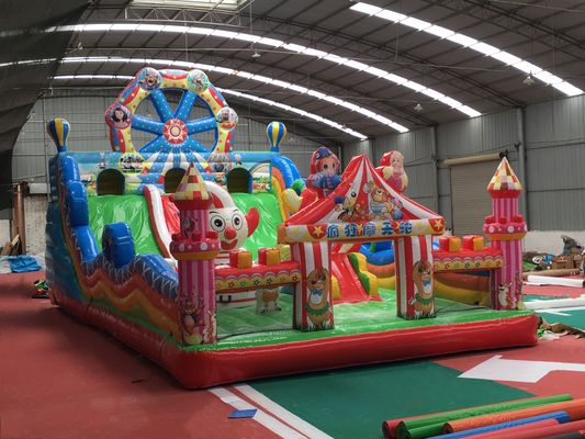 Platon PVC Tarpaulin Material Merkmale Zirkus Aufblasbare Spielstätte Türsteher Schloss