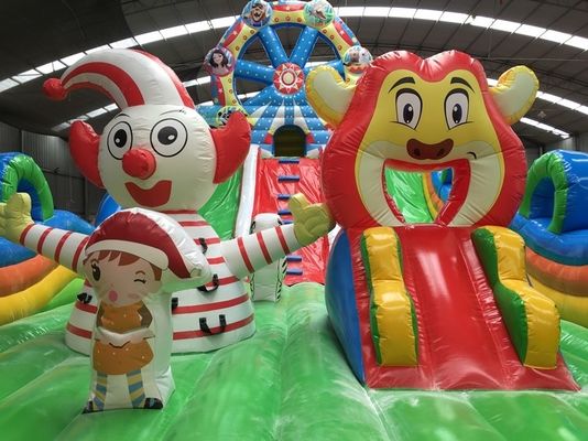 Platon PVC Tarpaulin Material Merkmale Zirkus Aufblasbare Spielstätte Türsteher Schloss