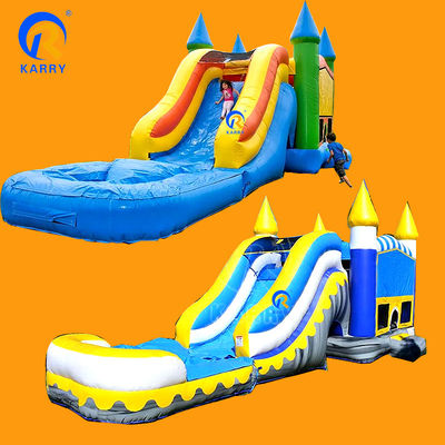 Personalisieren Sie Ihr eigenes Altersbereich 14 Jahre Up Große kommerzielle aufblasbare Bouncer-Slide Combo