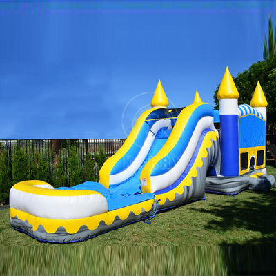 Personalisieren Sie Ihr eigenes Altersbereich 14 Jahre Up Große kommerzielle aufblasbare Bouncer-Slide Combo