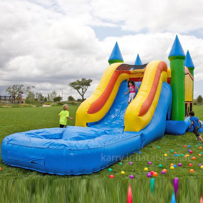 Personalisieren Sie Ihr eigenes Altersbereich 14 Jahre Up Große kommerzielle aufblasbare Bouncer-Slide Combo