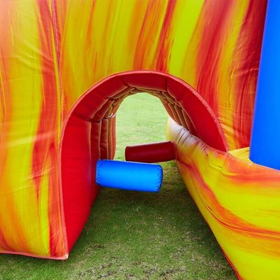 Personalisieren Sie Ihr eigenes Altersbereich 14 Jahre Up Große kommerzielle aufblasbare Bouncer-Slide Combo