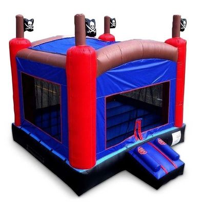 Umweltschutz Unisex Pirat Sprungburg mit aufblasbarem Trampolin und Outdoor-Spielen