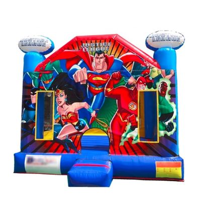 Professioneller OEM-Service aufblasbar Justice League Sprungburg seit 14 Jahren