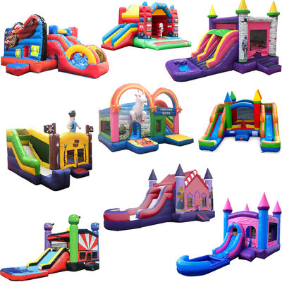 OEM-Professionelle OEM-Service Farbenfrohe aufblasbare Sprung-Springer-Haus Schloss für Kinder