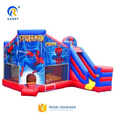Ereignis Cartoon Spider Bouncy House Star aufblasbare Springburg für Erwachsene und Kinder