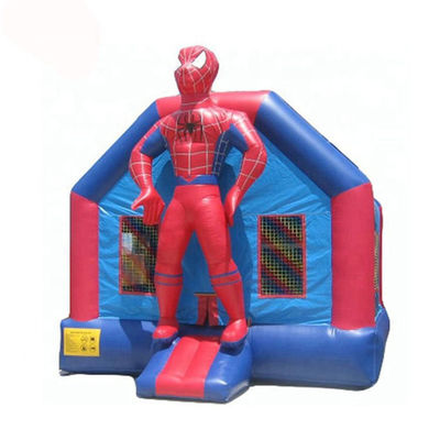 65kg Hinterhof aufblasbares Sprunghaus mit Rutsche und 3D Spiderman Air Jumping Design