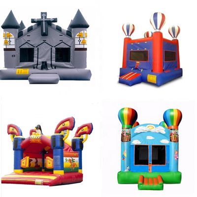 65kg Hinterhof aufblasbares Sprunghaus mit Rutsche und 3D Spiderman Air Jumping Design