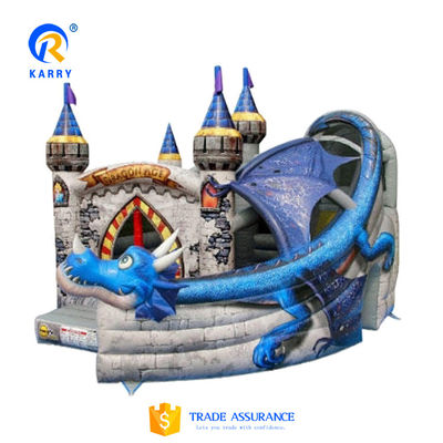Amusement Aufblasbare Aktivitätszentrum für Kinder mit anpassbarem Schloss und Sprunghaus