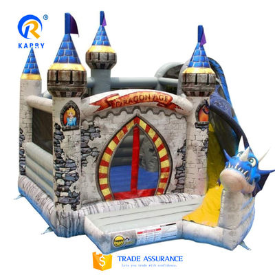 Amusement Aufblasbare Aktivitätszentrum für Kinder mit anpassbarem Schloss und Sprunghaus