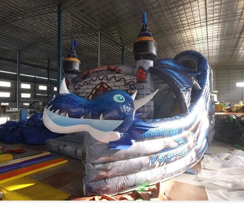 Amusement Aufblasbare Aktivitätszentrum für Kinder mit anpassbarem Schloss und Sprunghaus