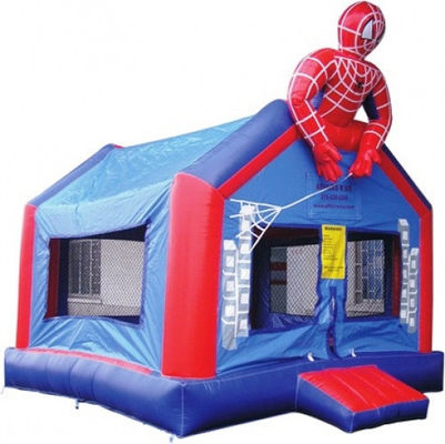 Spiderman Aufblasbares Sprunghaus Kombo Sprungburg für Kinderunterhaltung