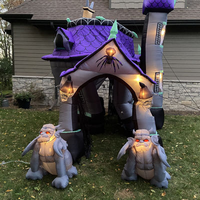 PORTABLE Halloween-Themen aufblasbares Spukhaus für Erwachsene