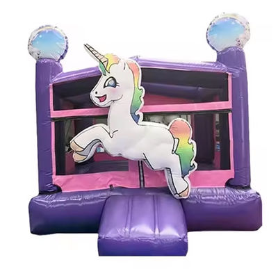 EN71/EN14960 Zertifikat Einhorn aufblasbare Sprungburg für Jumping Adventures für Kinder