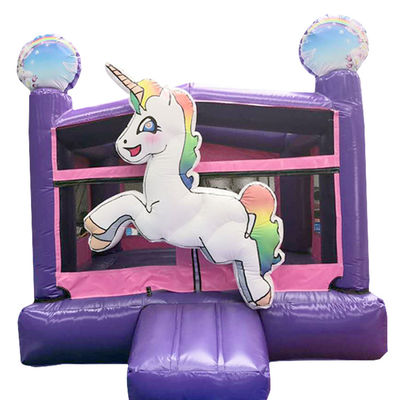 EN71/EN14960 Zertifikat Einhorn aufblasbare Sprungburg für Jumping Adventures für Kinder