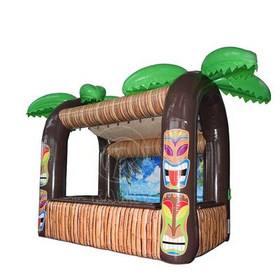 Unisex aufblasbares Bar-Spielzeug Große TIKI-Bar Hüpfburg für Kinder zum Springen und Spielen