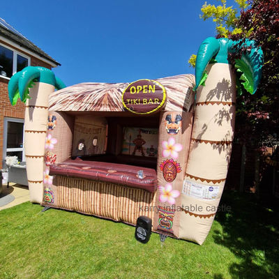 Unisex aufblasbares Bar-Spielzeug Große TIKI-Bar Hüpfburg für Kinder zum Springen und Spielen