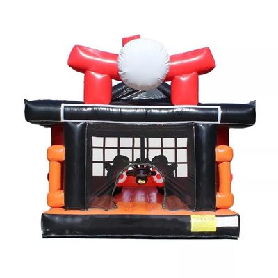 EN71/EN14960/CE Zertifizierte Aufblasung Samurai Pavilion Sprunghaus mit Blaser für die Schule