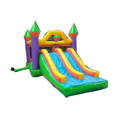 Unisex aufblasbares Sprunghaus Doppelschiff-Sprungschloss mit PVC-Material