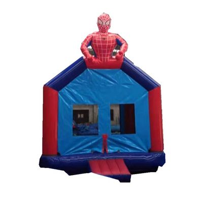 CE-Blower inklusive Spider-Man aufblasbarer Türsteher kundenspezifischer kommerzieller Sprunghaus