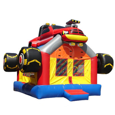 Holen Sie sich den besten 3D Red Racing aufblasbaren Sprung Schloss für Kinder im Amusement Park