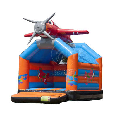 Fadenzubehör Happy Hop Bouncer Schloss für Kinder Zeichentrickfilm Dophin aufblasbares Spielzeug